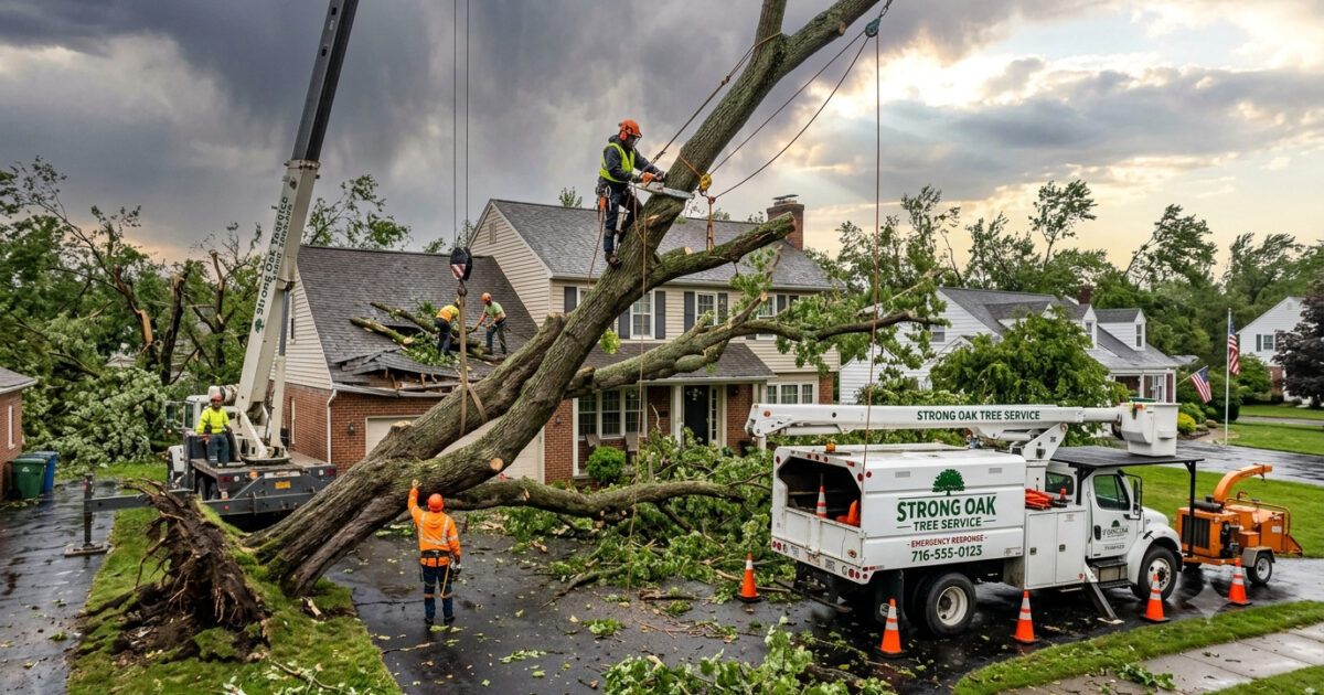 Emergency Tree Removal After Storm Damage