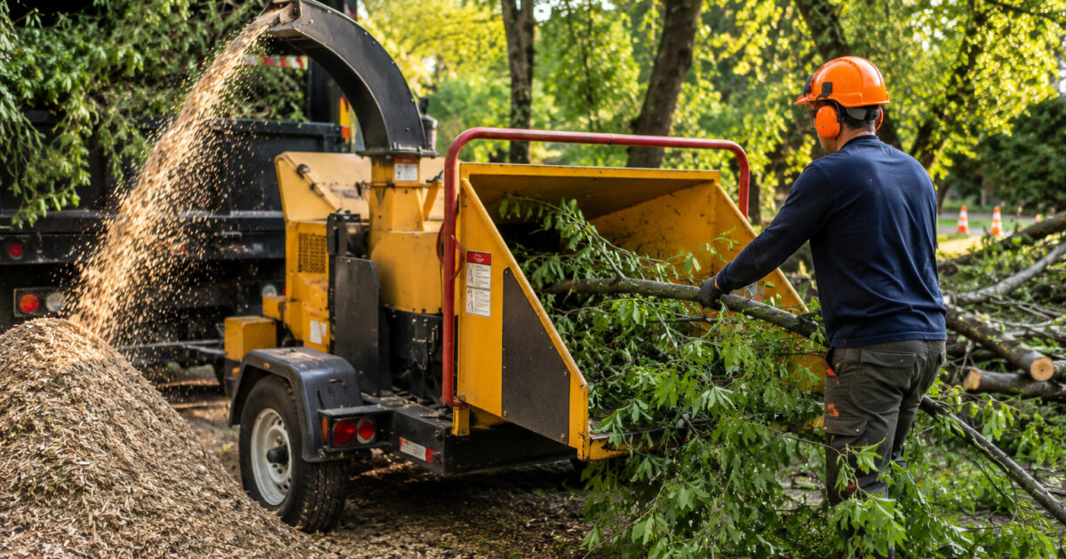Wood Chipping Services After Professional Tree Removal